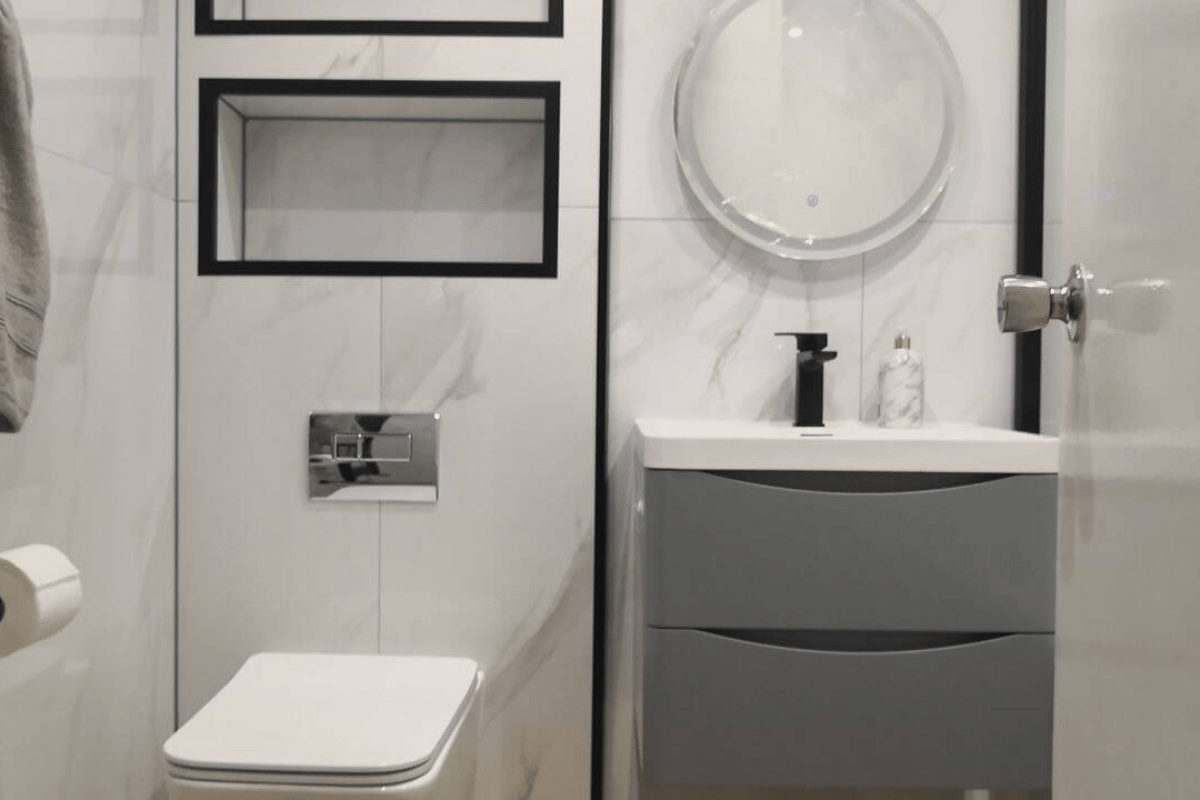 Bathroom renovation by Renovat Construction in Bolton