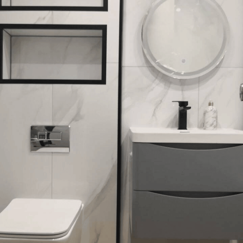 Stockport bathroom after refurbishment by Renovat Construction
