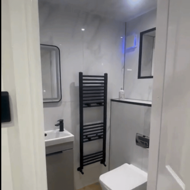 Stockport shower room after refurbishment