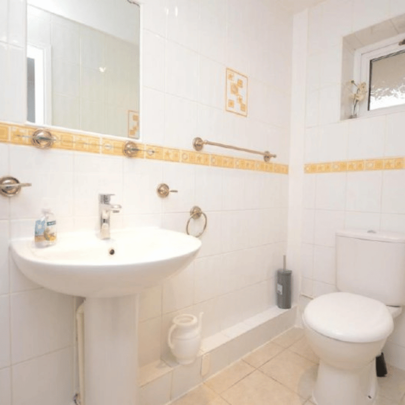 Stockport shower room before